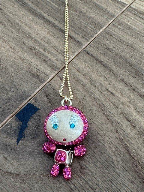 Swarovski Catenine: Swarovski Kette Erika pink – Usato da Würenlingen venduto da Activia 1