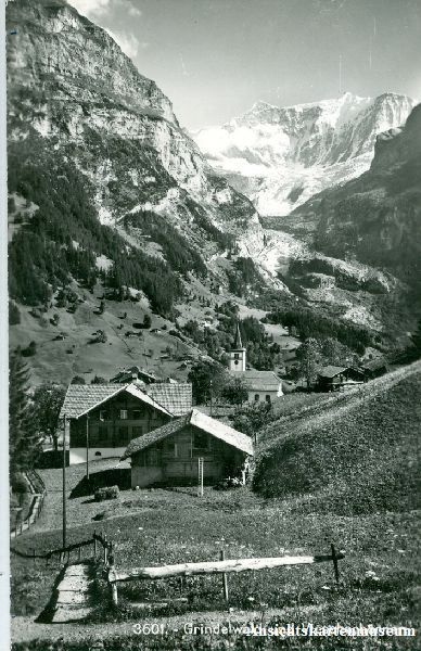 Cartoline postali: Grindelwald - und Viescherhörner c1965 – Usato da Emmenbrücke venduto da teestube