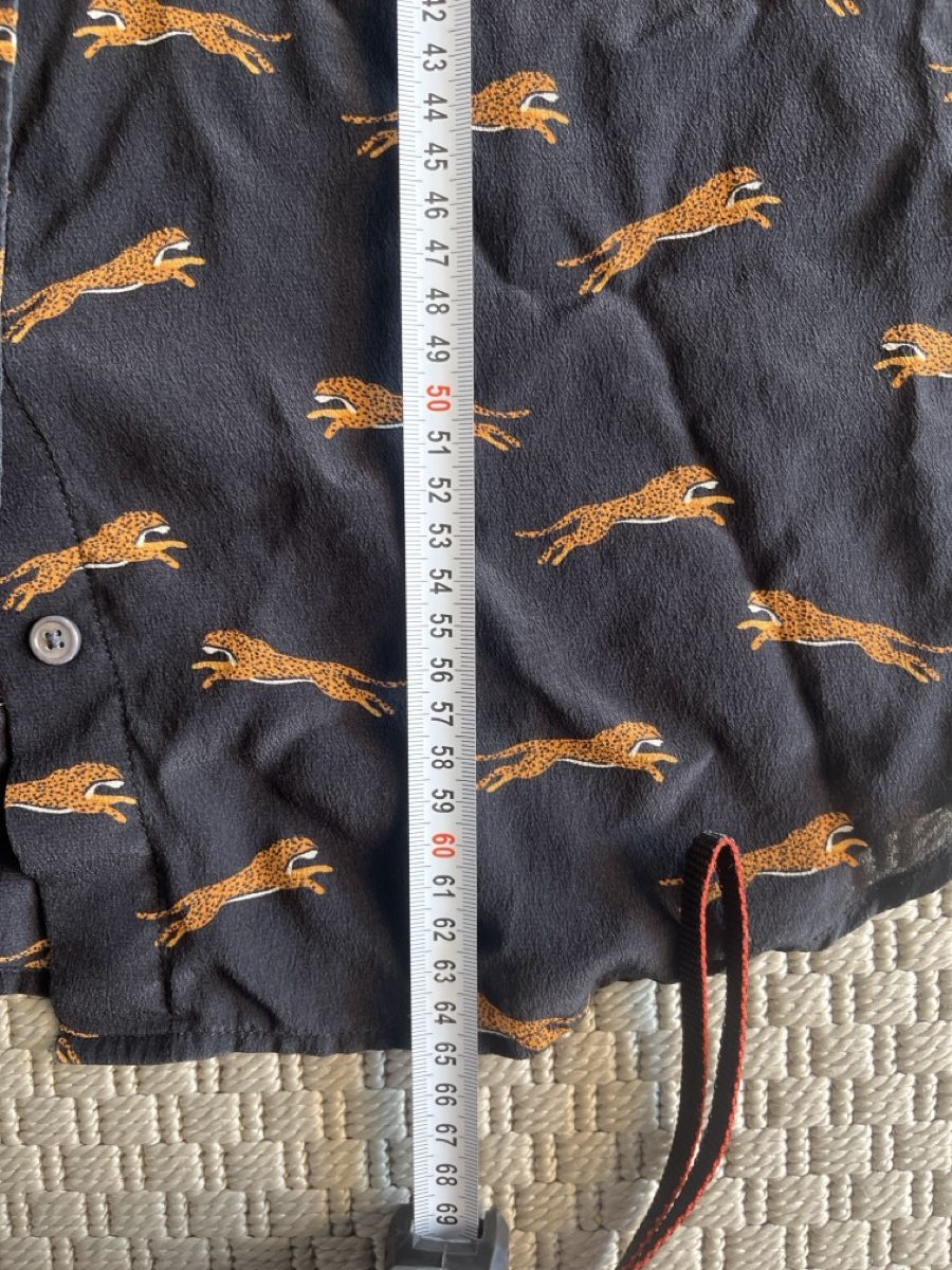 Camicette: Seidenbluse, Monoprix, Leopardmuster, 42 – Usato da Solothurn venduto da Bobesch08 7