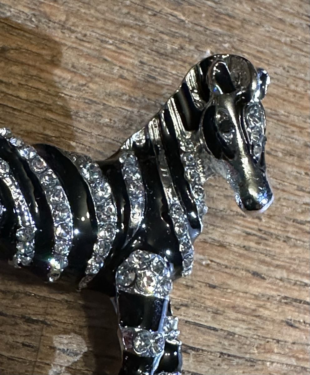 Spille & Fermagli: Brosche Zebra mit Strasssteinen – Nuovo (secondo la descrizione) da Trüllikon venduto da angela4444 8