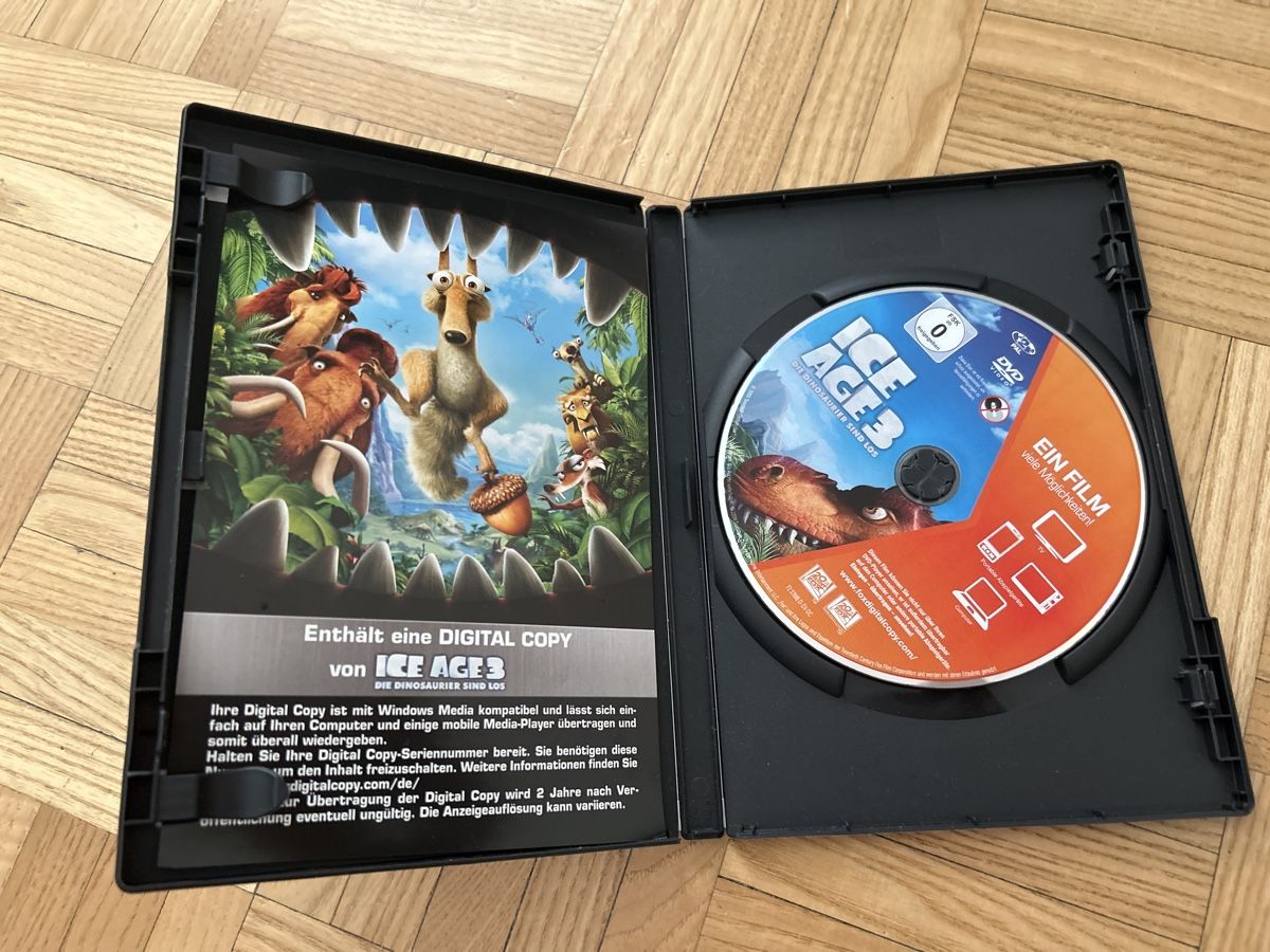 Tutti i DVDs: Ice Age 3 - Die Dinosaurier sind los – Usato da Urdorf venduto da 2msa2 2