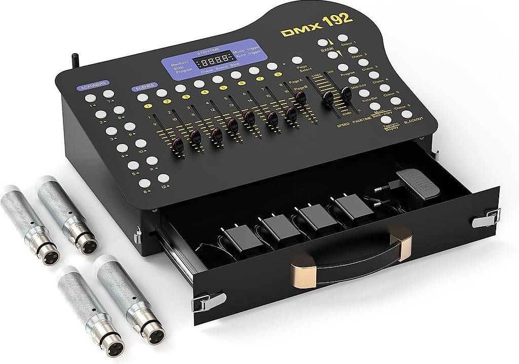 Mischpulte: U`King DMX Controller,192 Kanäle DJ Controller mit Schublade – Neu (gemäss Beschreibung) aus Kreuzlingen von Best-Deal-Oase