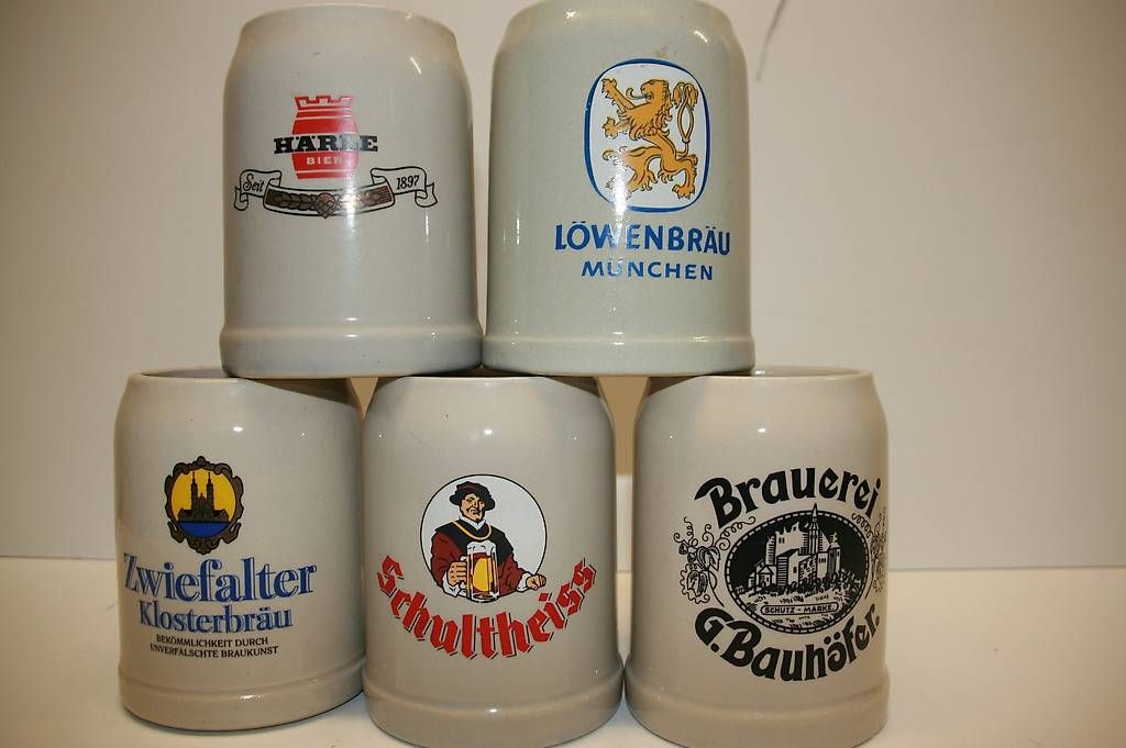 Gläser: 5 Steinkrüge Deutschland – Gebraucht aus Bubendorf von Mia111