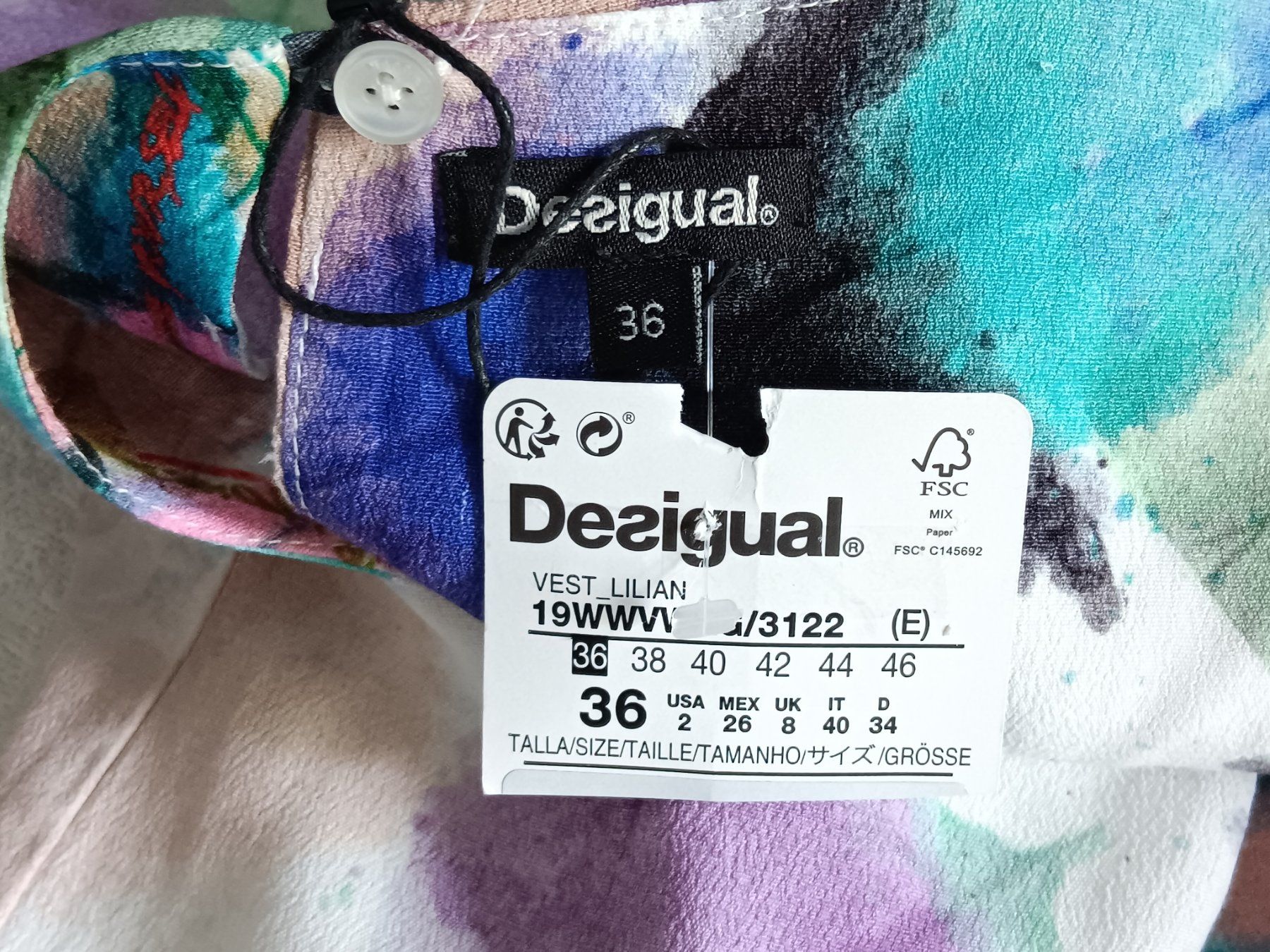 Desigual Vestiti: DESIGUAL Robe / Kleid taille / Grosse 34 CH neuve / neu – Nuovo e nell'imballaggio originale da Cossonay-ville venduto da Super-Price-Quality 8