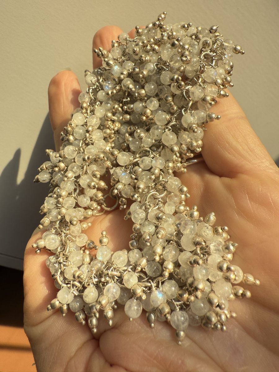 Catenine: Schöne Mondstein Kette NEU – Nuovo e nell'imballaggio originale da Basel venduto da Chili007 5