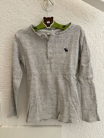 Langarmshirt The Little White Company grau 5-6 Jahre