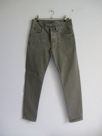 PLEASE - Jeans olivgrün XS