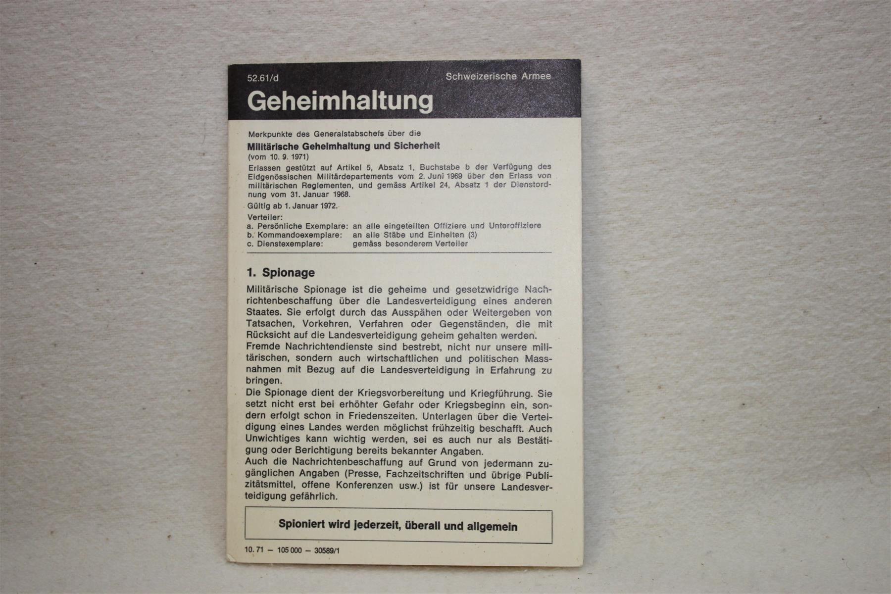 Libri: Schweizer Militär. 4 St. Reglemente – Usato da Thun venduto da Fbchm
