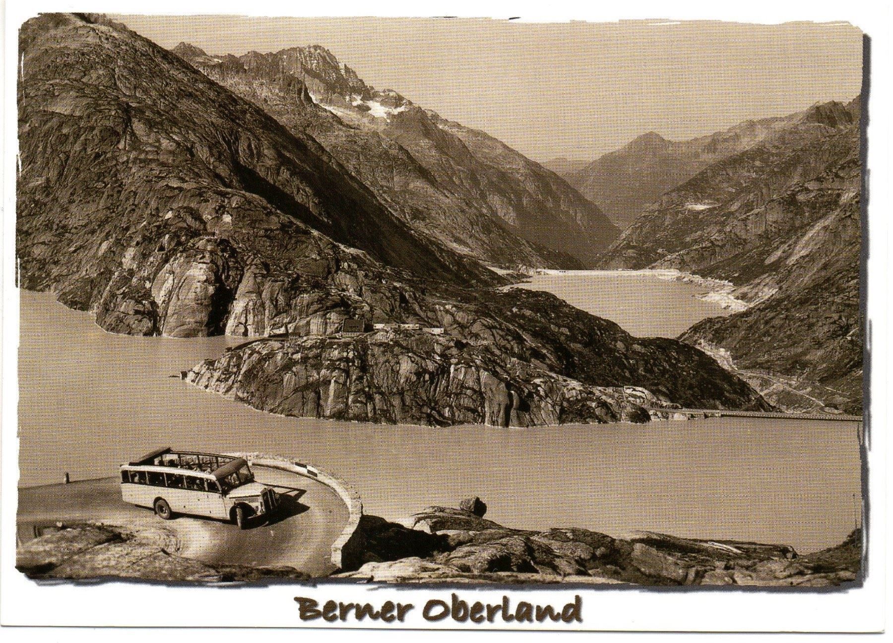 Cartes postales: GRIMSEL Passstrasse mit Postauto – Neuf (Voir description) à Jona par philajona