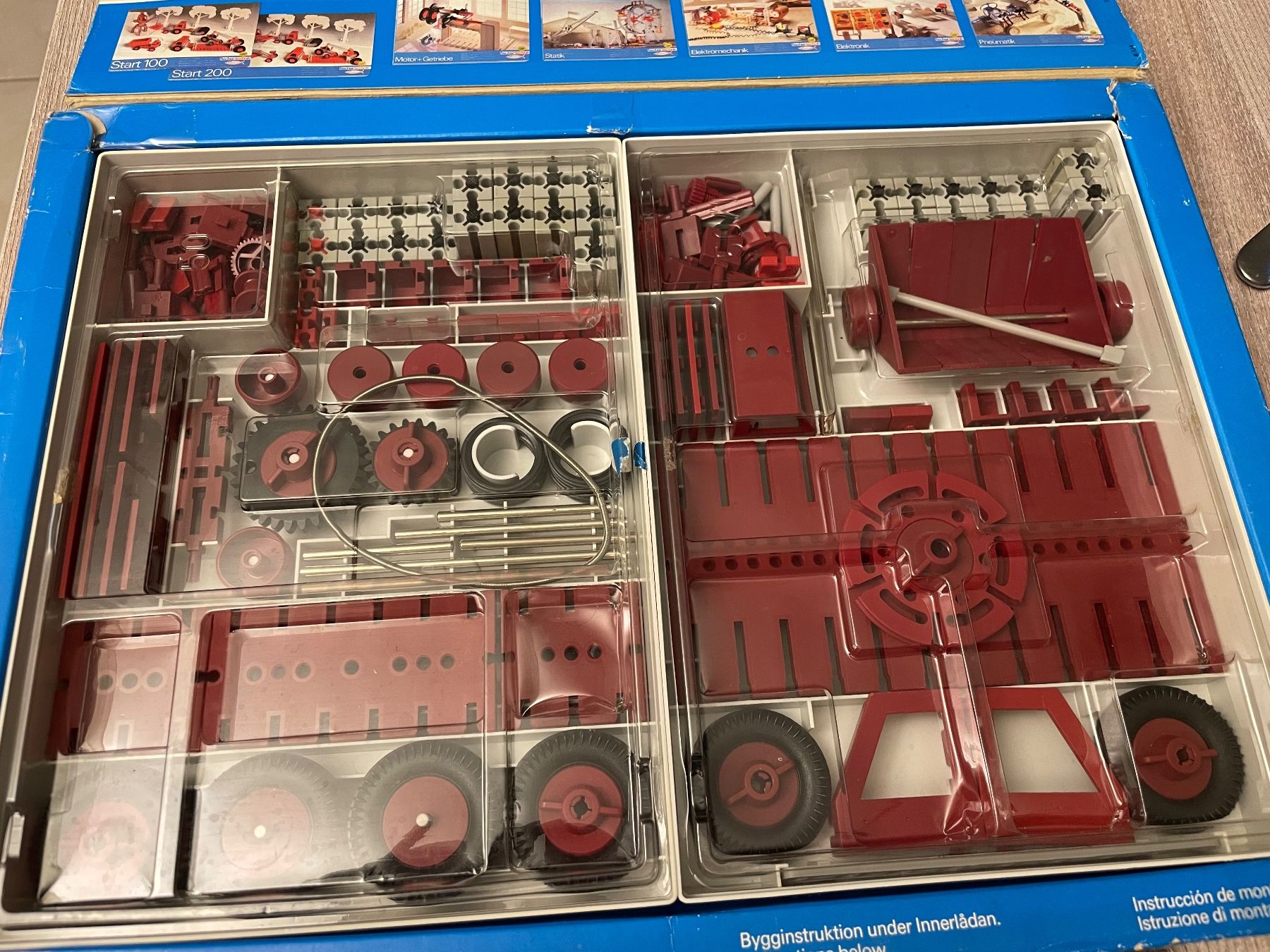 Fischer Kit di costruzioni: Fischertechnik Start 100 Baukasten, Vintage! – Usato da Biel-Benken BL venduto da Ddrummer 1
