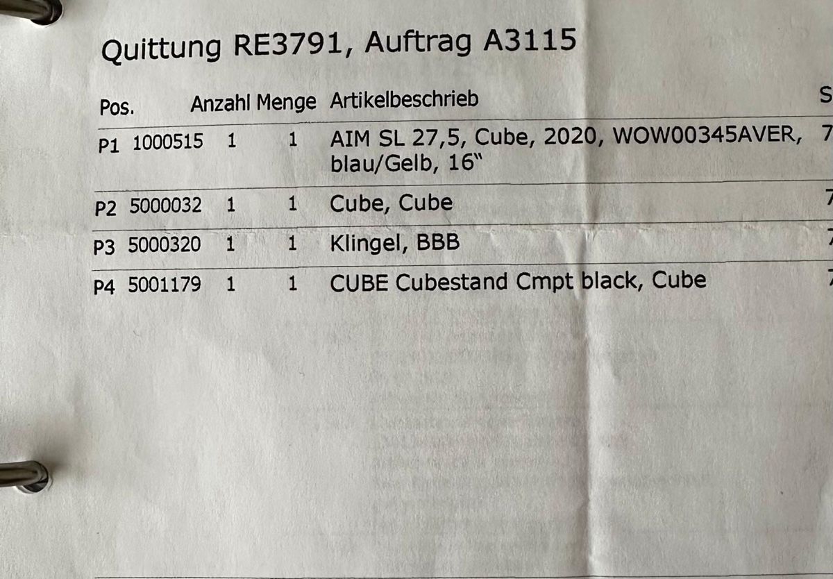 Cube Velos: Cube AIM SL 27,5 MTB – Gebraucht aus Herzogenbuchsee von McMaese 4