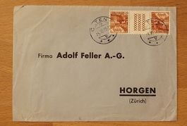 SBK 555 auf Brief Olten 1943