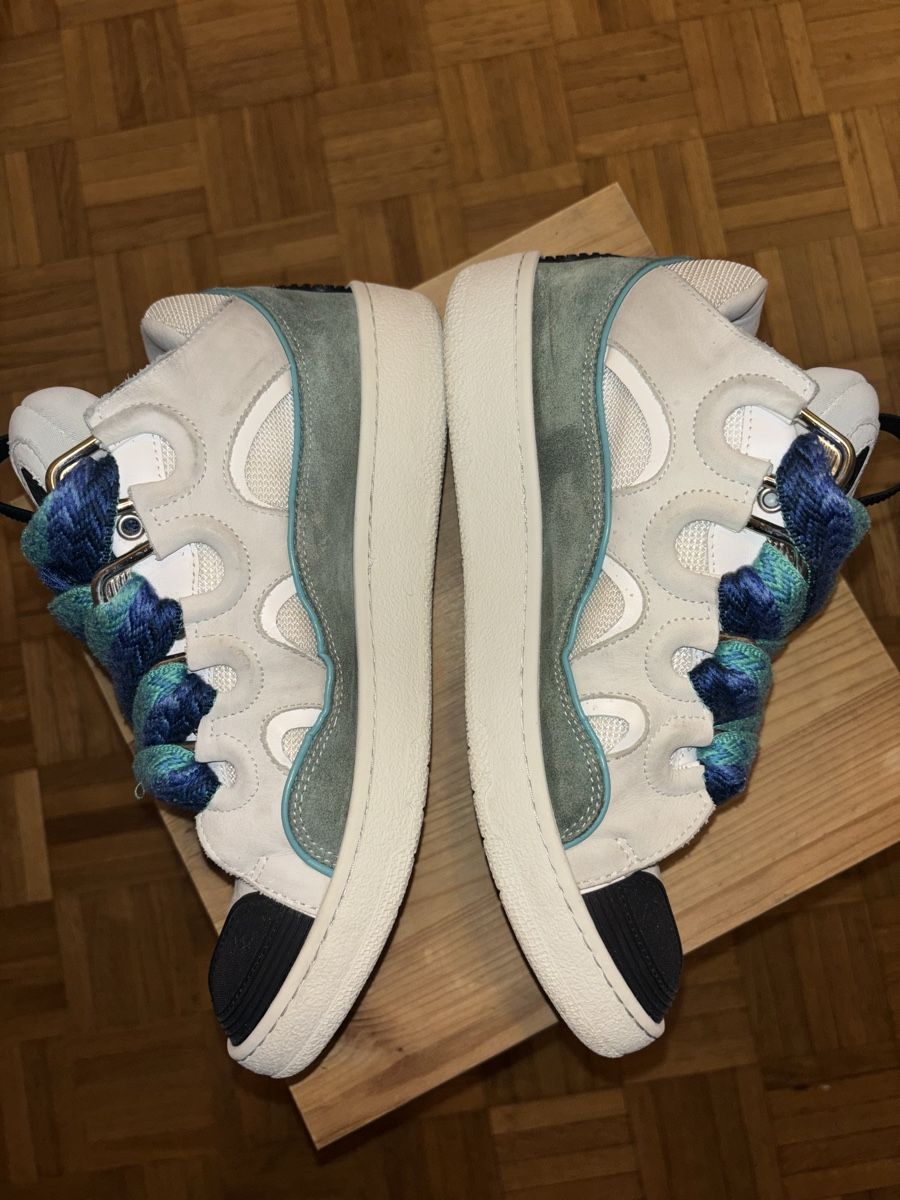 Lanvin Scarpe da uomo: Baskets Lanvin Curb turquoise à moitié prix !!! – Nuovo (secondo la descrizione) da Chêne-Bougeries venduto da sor_9rzp 5