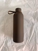Edle Trinkflasche braun neu