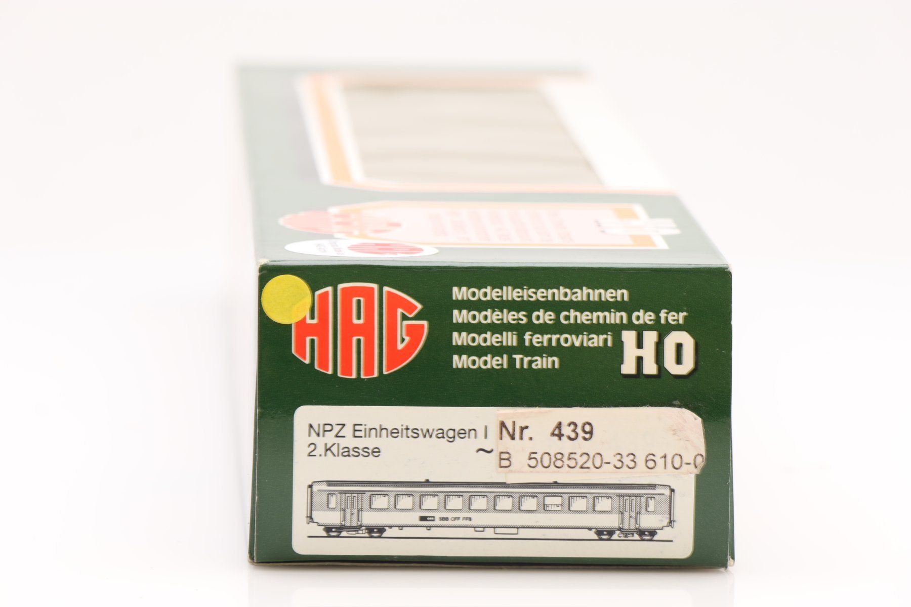 Hag Modellini di ferrovie: Hag 439 SBB NPZ EW Hag Archiv AC, H0 – Nuovo e nell'imballaggio originale da Ried (Muotathal) venduto da Modellbahn.swiss 4