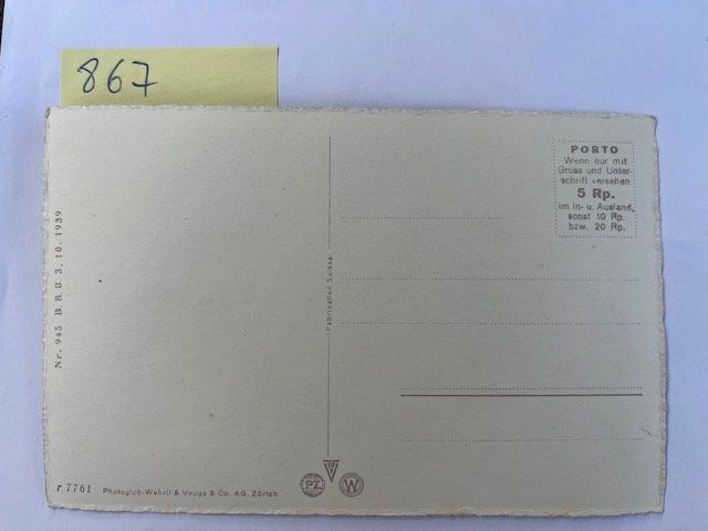 Cartes postales: alte Ansichtskarte Schloss Tarasp, 1939 – D'occasion à Niederwil AG par dahu75 1