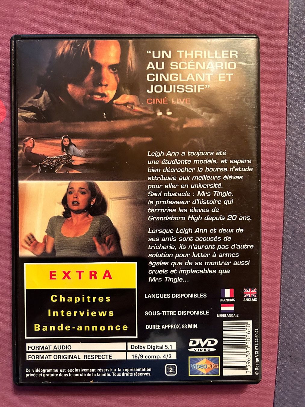 Tutti i DVDs: MRS.TINGLE – Usato da St-Cierges venduto da Crisi53 1