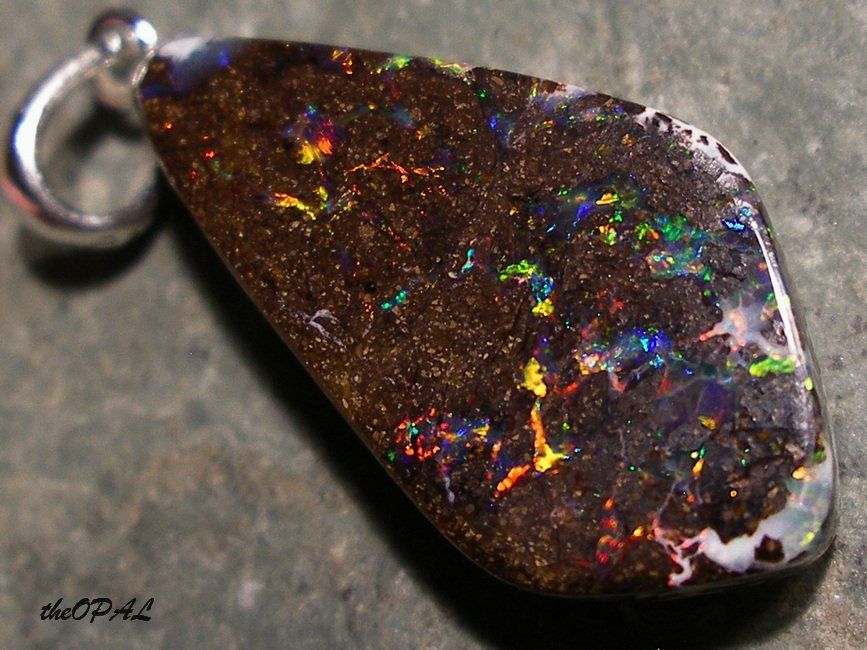 Ciondoli: theOPAL *** BOULDER MATRIX OPAL ANHÄNGE 10,51ct *** – Nuovo e nell'imballaggio originale da Ebnat-Kappel venduto da theOPAL 2