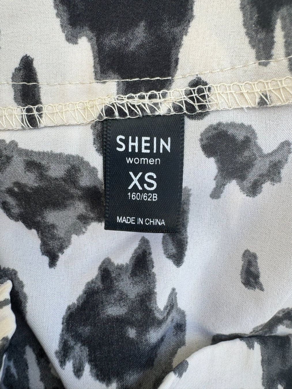 Shein Gonne: Jupe fluide 3/4 blanche avec motifs T.XS – Nuovo (secondo la descrizione) da Vandoeuvres venduto da Zoccoli11 1