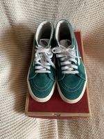 Chaussures Vans Sk8-Hi vert daim/toile taille 42.5