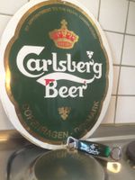 EMAILLE-SCHHILD- CARLSBERG-BEER...EIN KLASSIKER..!  🍺🍻