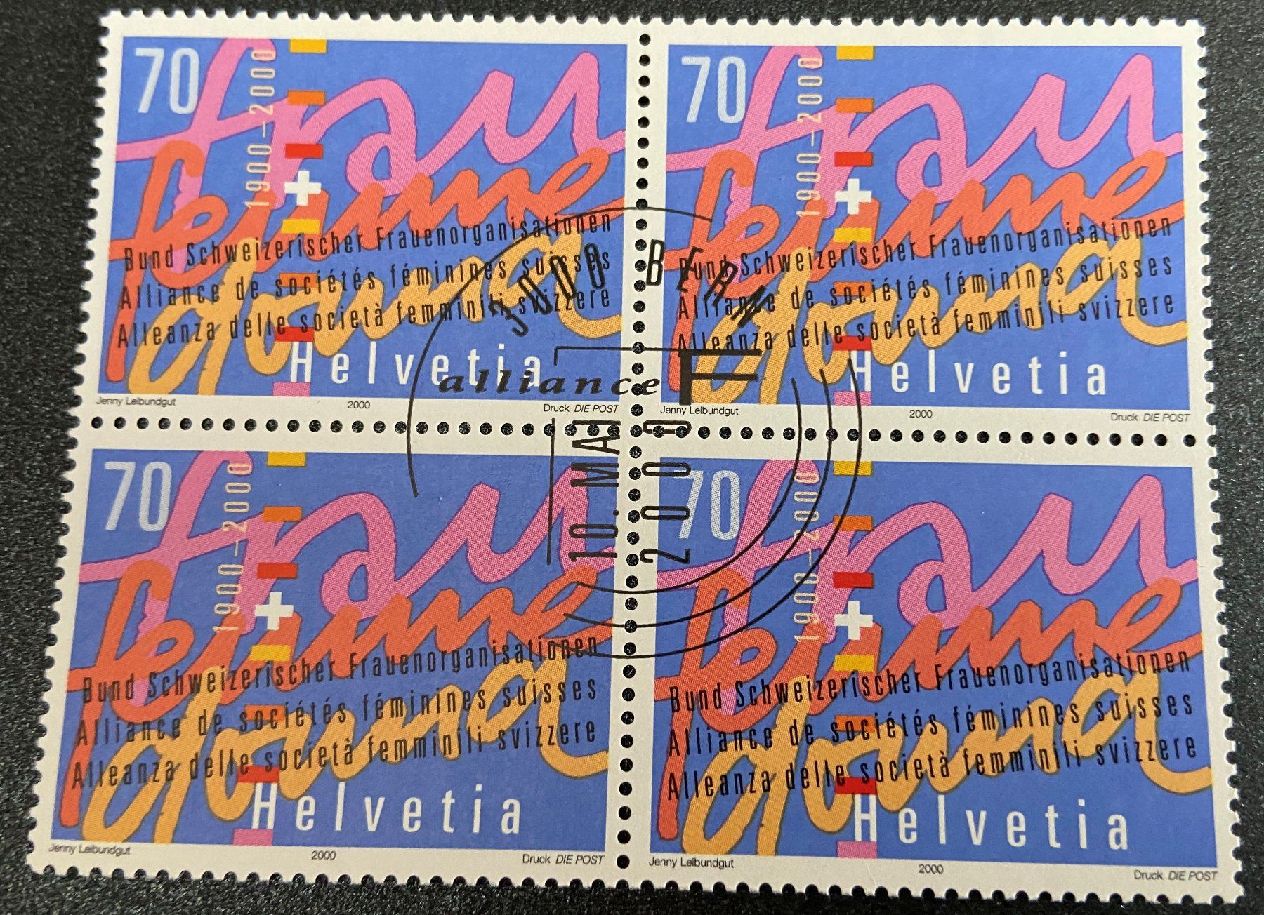 Tutti i francobolli: Lot Freimarken ET 4er Blöcke 1998 / 2003 – Usato da Böckten venduto da Hansi36 4