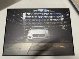 Maserati Quattroporte Bild im Rahmen