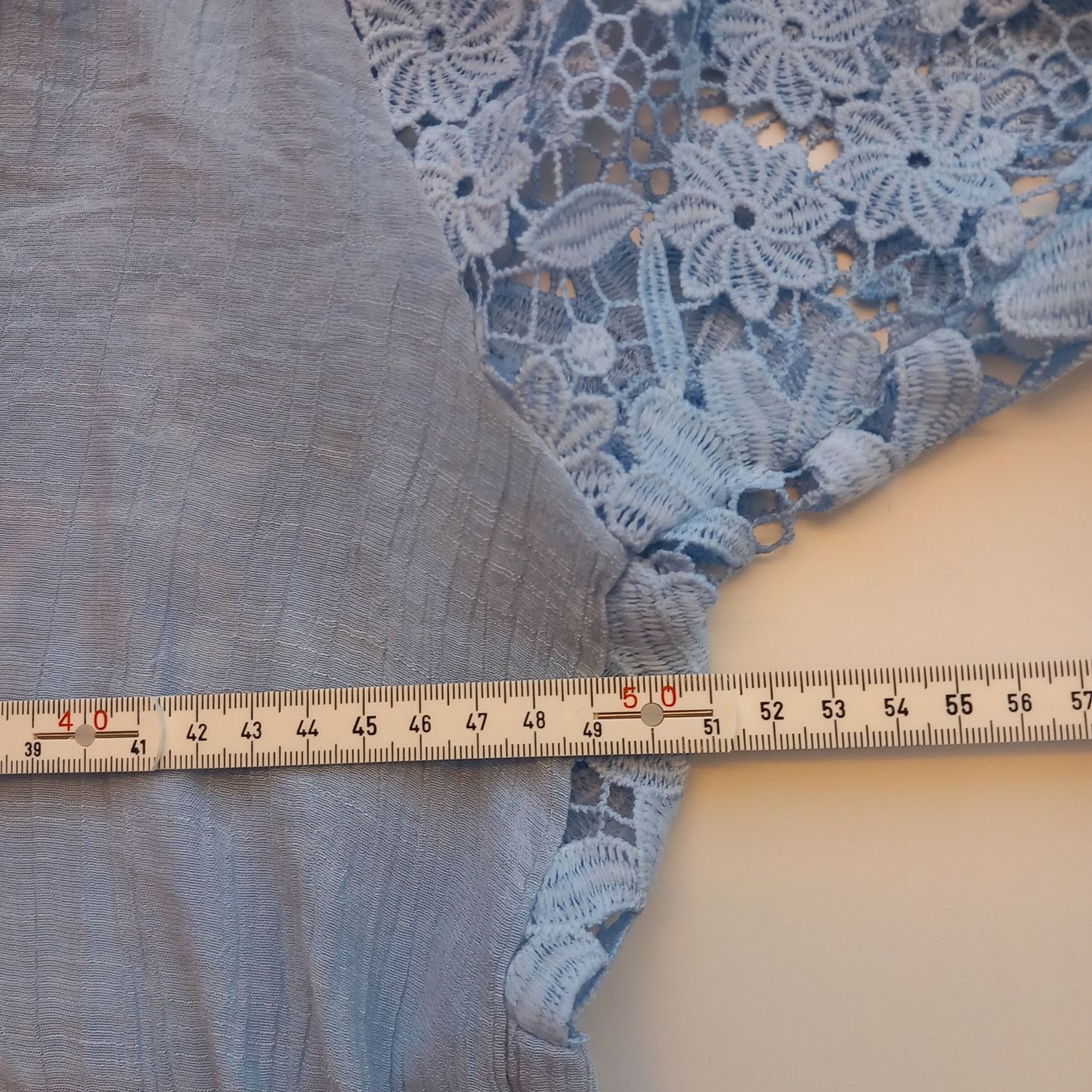 Camicette: Süsse Bluse Tunika hellblau Spitze Gr. 40 L  Boho – Nuovo (secondo la descrizione) da Nottwil venduto da cecilia44 6