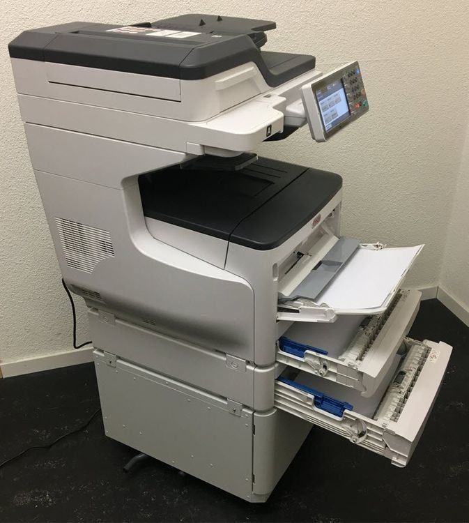 Oki Drucker: Oki MC853dnct, A3 Color MFP, wenig gebraucht, Top Preis – Gebraucht aus Glattbrugg von copytron