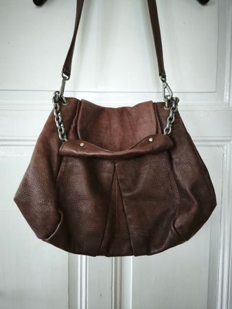 Navyboot Tasche Leder braun groß top Zustand