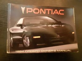 Betriebsanleitung 1994 Pontiac Firebird
