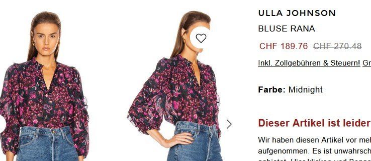 Ulla Johnson Camicette: Ulla Johnson Bluse / blouse S /M – Usato da Collonges venduto da arashee 6