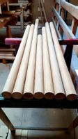 7 Stk. Rundstäbe Handlauf Eiche Durchmesser: 45 mm Los 206