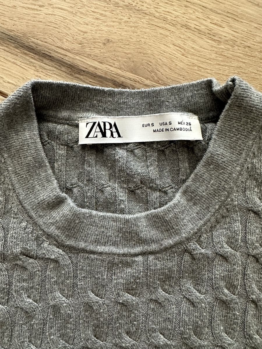 Zara Maglioni & Felpe: Zara Strickpullover Grau Gr. S – Usato da Glattbrugg venduto da SMusic98 1