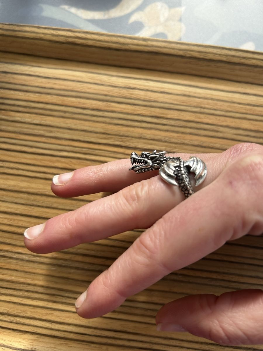 Anelli: Ring Silber 925 Drache – Usato da Birsfelden venduto da Exclusivity 2