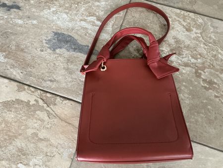 INYATI Handtasche, bordeauxrot, Kunstleder