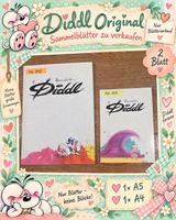 2 originale Diddl-Blätter – blockfrisch
