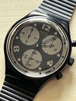 Swatch Uhr Chronograph Schwarz Rarität Top Zustand! (52)
