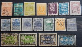 Estland Lot mit alten Werten VII