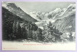 Morteratschgletscher von der Berninastrasse