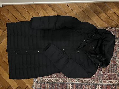 Zara Wintermantel dunkelblau 36/S