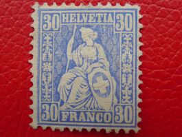 1867: Nr.41 * ungebraucht +BEFUND, seltene Sitzende Helvetia