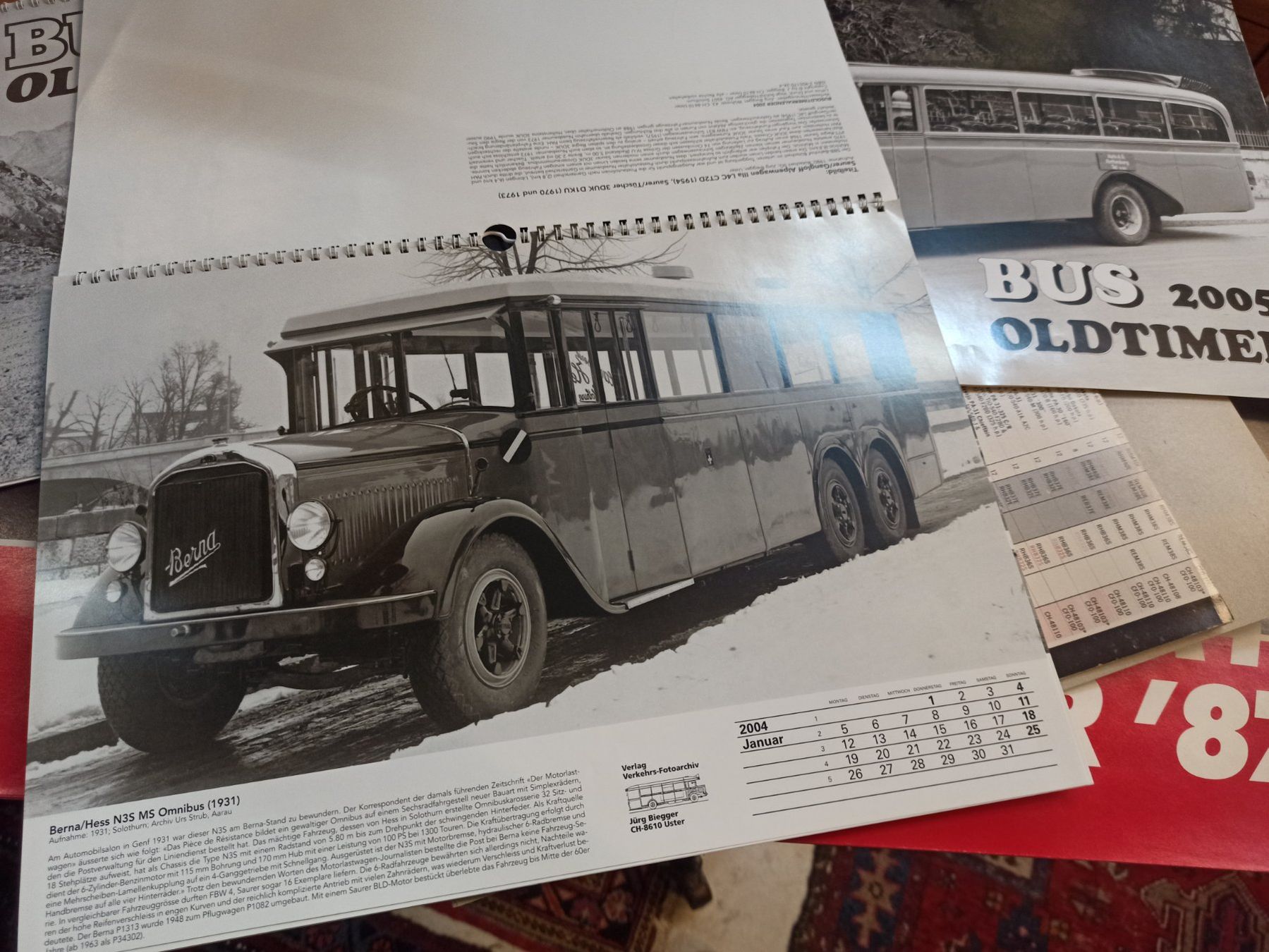 Calendriers: Bus Oldtimer Kalender 1990 2004 2005 – D'occasion à Reiden par Zofi-Brocki 1