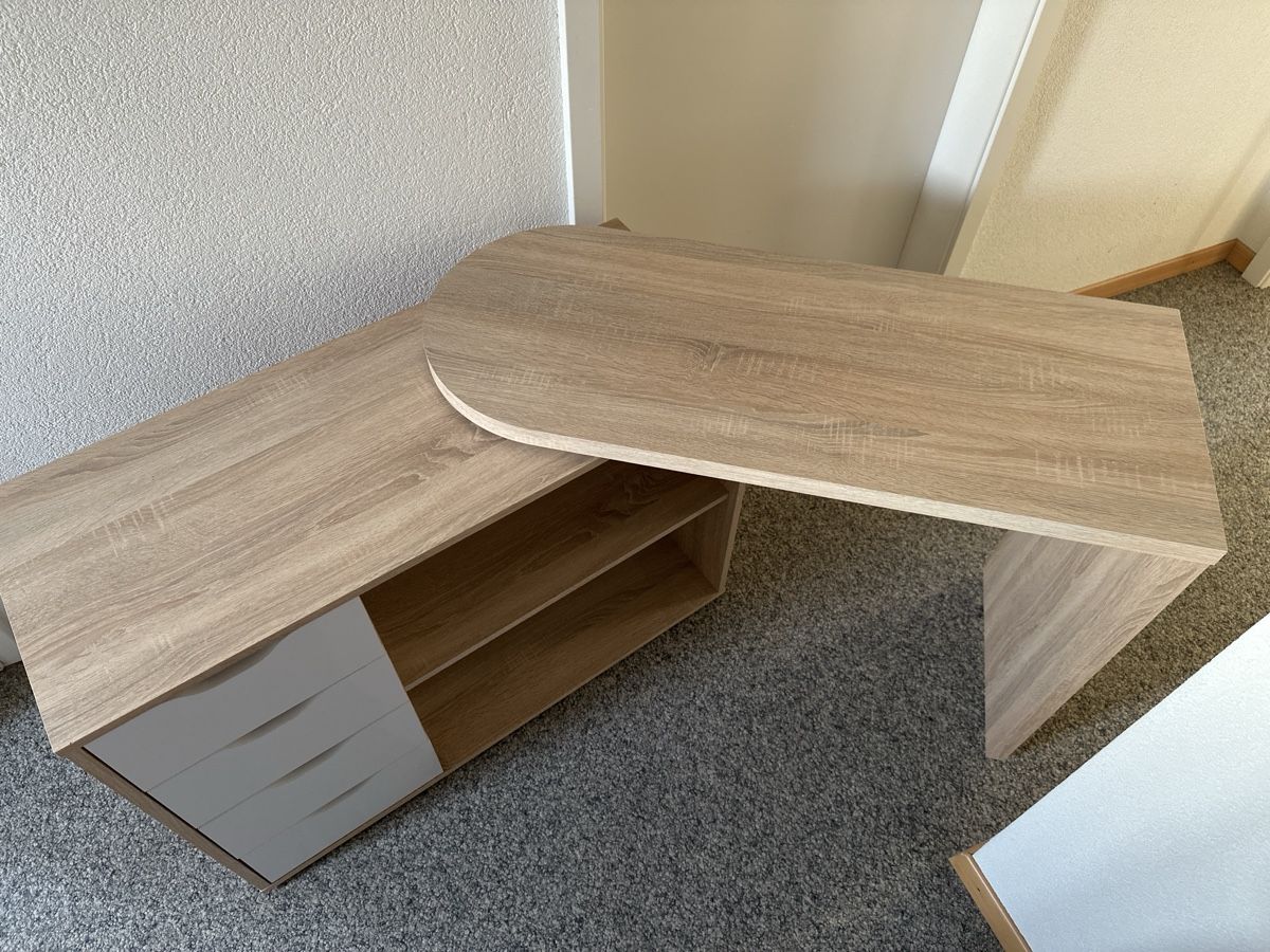 Schreibtische: Schreibtisch Eckelement mit Schubladen – Gebraucht aus Ittigen von Carleu 2