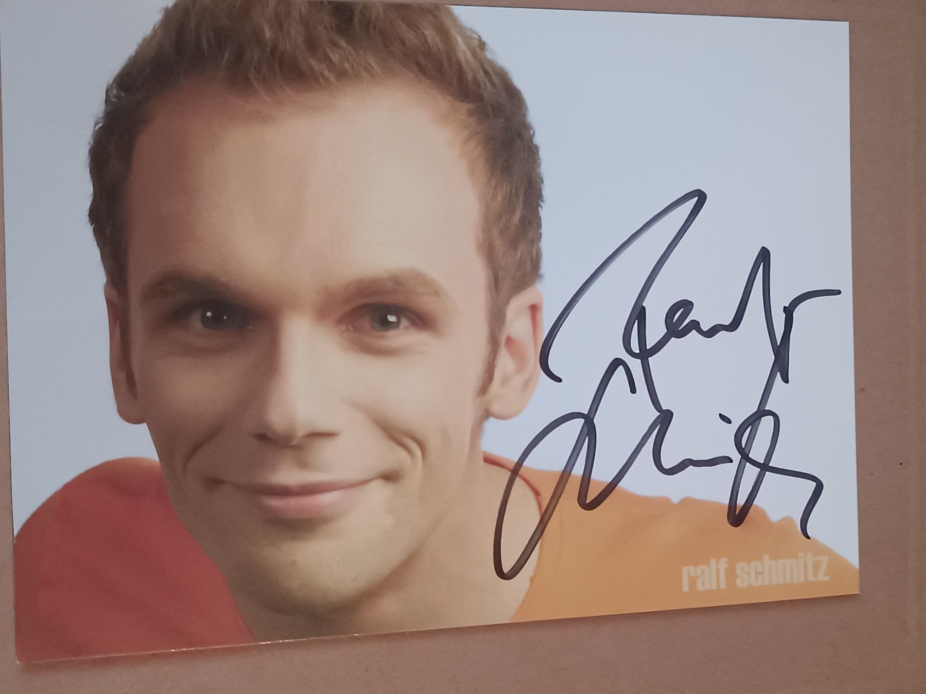 Autografi: Ralf Schmitz -  handsignierte alte Autogrammkarte – Usato da Menziken venduto da Autogramme