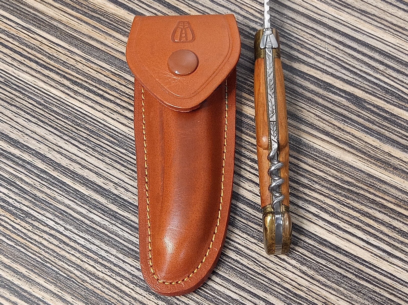 Laguiole Accessoires: Klappmesser mit Korkenzieher von Laguiole Extra G. David – D'occasion à Reiden par Zofi-Brocki 3