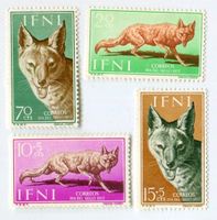 Briefmarken "Schakal". Spanische Ifni