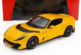 Ferrari 812 Competizione 2021 gelb 1/18 Bburago NEU