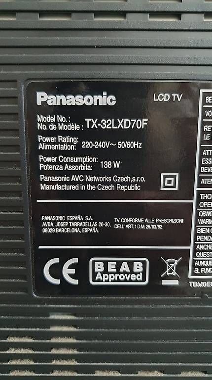 Fernseher: TV Panasonic 32 pollici – Gebraucht aus Bedano von nikpower77 1