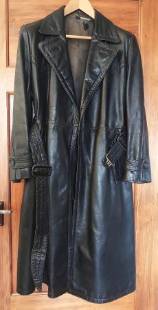 Schwarzer Herren-Ledermantel, Meyer-Schukardt, DE
